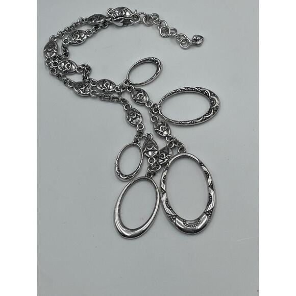 Brighton‎ SWINGING SIXTIES Silver
Tone Ovals Chunky Statement
Necklace - Picture 10 of 11